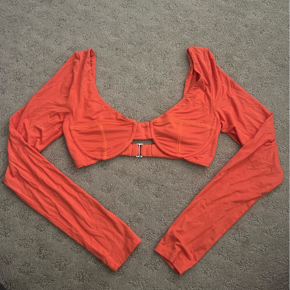 Orange underwire long sleeve!